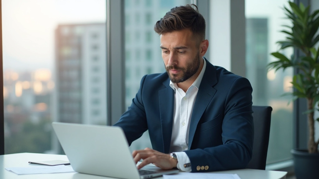 Профессиональный анализ финансовых показателей на рабочем столе с графиками и калькулятором